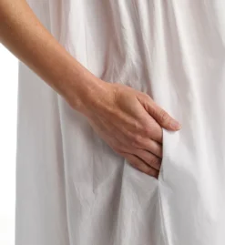 La Cera 100% Cotton Woven Embroidered Pinafore Gown 1205G -Freya Fashion Shop la cera lace01 1205g cs2