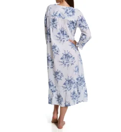 La Cera 100% Cotton Woven Printed Floral Button Front Robe 1211R -Freya Fashion Shop la cera lace01 1211r bs