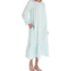 La Cera 100% Cotton Woven Crochet Long Sleeve Robe 1250R -Freya Fashion Shop la cera lace01 1250r gs