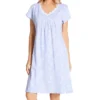 La Cera Cotton Knit Short Sleeve Sleepshirt 1536C -Freya Fashion Shop la cera lace01 1536c gs