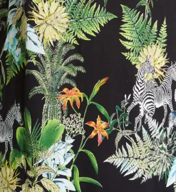 La Cera 100% Cotton Knit Short Sleeve Lounge Dress 2523 -Freya Fashion Shop la cera lace01 2523 cs3