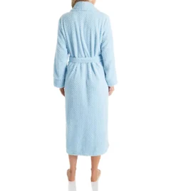 La Cera 100% Polyester Honeycomb Fleece Robe 8815 -Freya Fashion Shop la cera lace01 8815 bs