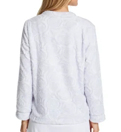 La Cera 100% Polyester Fleece Bed Jacket 8823 -Freya Fashion Shop la cera lace01 8823 bs
