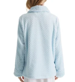 La Cera 100% Polyester Honeycomb Fleece Bed Jacket 8825 -Freya Fashion Shop la cera lace01 8825 bs