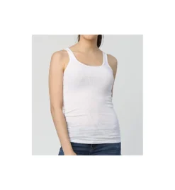 LAmade 2x1 Rib Double U Neck Tank M2622