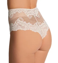 Le Mystere Lace Allure High Waist Thong Panty 7946 -Freya Fashion Shop le mystere mys001 7946 bs