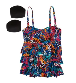 Leilani Sanibel Shores Tiered Bandini Swim Top G720555 -Freya Fashion Shop leilani lei01 g720555 cs5