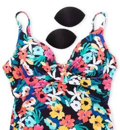 Leilani Waikiki Garden Gemini Tankini Swim Top J720270 -Freya Fashion Shop leilani lei01 j720270 cs5