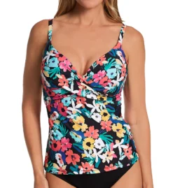Leilani Waikiki Garden Gemini Tankini Swim Top J720270 -Freya Fashion Shop leilani lei01 j720270 fs