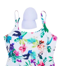 Leilani Sunshine Floral Cape Town Tankini Swim Top J721458 -Freya Fashion Shop leilani lei01 j721458 cs5
