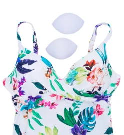 Leilani Sunshine Floral Gemini Tankini Swim Top J721470 -Freya Fashion Shop leilani lei01 j721470 cs5