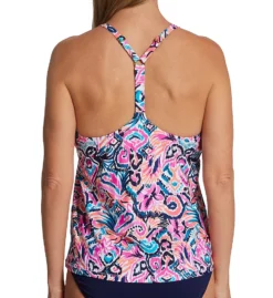 Leilani Tahiti Glow Racer Back Tankini Swim Top J721663 -Freya Fashion Shop leilani lei01 j721663 bs