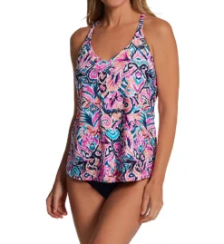 Leilani Tahiti Glow Racer Back Tankini Swim Top J721663 -Freya Fashion Shop leilani lei01 j721663 cs1