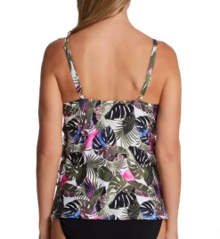 Leilani Royal Palm Gemini Tiered Tankini Swim Top J721731 -Freya Fashion Shop leilani lei01 j721731 bs