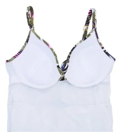 Leilani Royal Palm Gemini Tiered Tankini Swim Top J721731 -Freya Fashion Shop leilani lei01 j721731 cs6