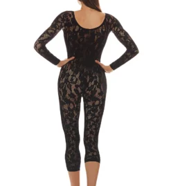 LoveMoi Floral Romance Long Sleeve Body Stocking LOV504 -Freya Fashion Shop lovemoi lmoi01 lov504 bs