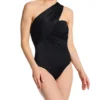 MagicSuit Solid Goddess One Shoulder One Piece Swimsuit 6006074 -Freya Fashion Shop magicsuit mags01 6006074 gs