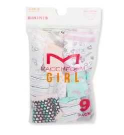 Maidenform Girl Bikini Panty - 9 Pack 1271 -Freya Fashion Shop maidenform girl maig01 1271 cs1