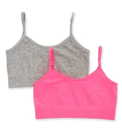 Maidenform Girl Seamfree Reversible Scoop Neck Brami - 2 Pack H4324 -Freya Fashion Shop maidenform girl maig01 h4324 cs2