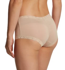 Maidenform Classics Microfiber And Lace Boyshort Panty 40760 -Freya Fashion Shop maidenform mai001 40760 bs