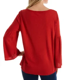 Michael Stars Supima Cotton Slub Misty Boatneck Peasant Top 8561 -Freya Fashion Shop michael stars star01 8561 bs