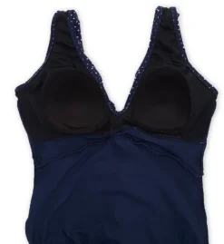 Miraclesuit Pin Point Marais Wireless One Piece Swim Dress 6518535 -Freya Fashion Shop miraclesuit mira01 6518535 cs3