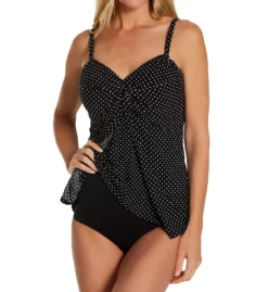 Miraclesuit Must Haves Pin Point Love Knot Tankini Swim Top 6518547 -Freya Fashion Shop miraclesuit mira01 6518547 cs1