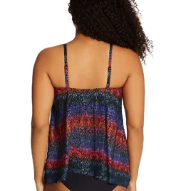 Miraclesuit Tramonto Belle Peephole Tankini Swim Top 6530460 -Freya Fashion Shop miraclesuit mira01 6530460 bs