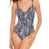 Miraclesuit Chevron Python Siren One Piece Swimsuit 6537917 -Freya Fashion Shop miraclesuit mira01 6537917 gs