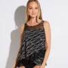 Miraclesuit Linked In Mirage Tankini Swim Top 6553941 -Freya Fashion Shop miraclesuit mira01 6553941 gs