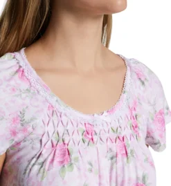 Miss Elaine Cottonessa Short Sleeve Short Gown 504823 -Freya Fashion Shop miss elaine miss01 504823 cs2