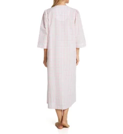 Miss Elaine Seersucker Long Gown 867601 -Freya Fashion Shop miss elaine miss01 867601 bs