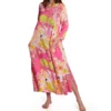 N By Natori Geisha Garden Mandarin Caftan RC0004 -Freya Fashion Shop n by natori nn01 rc0004 gs