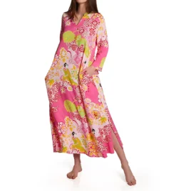 N By Natori Geisha Garden Mandarin Caftan RC0004