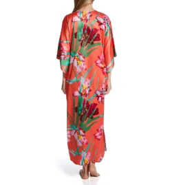 N By Natori Water Lily Butterfly Caftan RC0039 -Freya Fashion Shop n by natori nn01 rc0039 bs