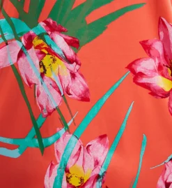 N By Natori Water Lily Butterfly Caftan RC0039 -Freya Fashion Shop n by natori nn01 rc0039 cs1