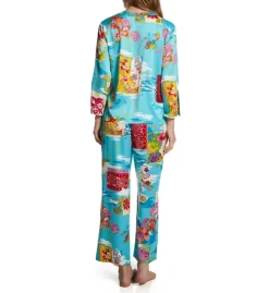 N By Natori Pacifica V-Neck PJ Set RC6040 -Freya Fashion Shop n by natori nn01 rc6040 bs