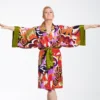 Natori Ikebana Wrap Robe Q74013 -Freya Fashion Shop natori nat001 q74013 gs