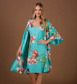 Natori Wild Poppy Wrap Robe R74009 -Freya Fashion Shop natori nat001 r74009 cs3