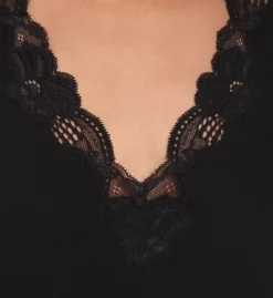 Natori Zen Floral Lace Trim Long Caftan U70049 -Freya Fashion Shop natori nat001 u70049 cs1