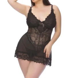 Oh La La Cheri Valentine Lace Babydoll And G-String Set 2139 -Freya Fashion Shop oh la la cheri ohla01 2139 cs3