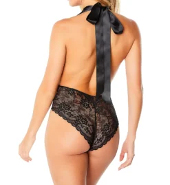 Oh La La Cheri Aria Mesh Plunge Halter Teddy 5210990 -Freya Fashion Shop oh la la cheri ohla01 5210990 bs