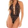 Oh La La Cheri Alessa High Leg Scalloped Lace Teddy 5211153 -Freya Fashion Shop oh la la cheri ohla01 5211153 gs