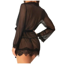Oh La La Cheri Provence Eyelash Robe And G-String Set 9411136 -Freya Fashion Shop oh la la cheri ohla01 9411136 bs