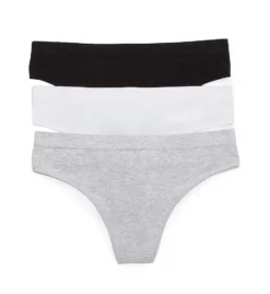 OnGossamer Cabana Cotton Seamless Thong Panty - 3 Pack G2283P3 -Freya Fashion Shop ongossamer ong001 g2283p3 cs2