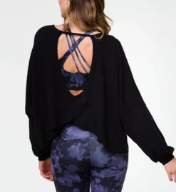 Onzie Om Open Back Flowy Top 3800 -Freya Fashion Shop onzie onz001 3800 bs