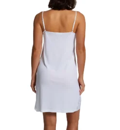 P-Jamas Pima Cotton Silky Ribs Chemise With Lace 307709 -Freya Fashion Shop p jamas pj001 307709 bs