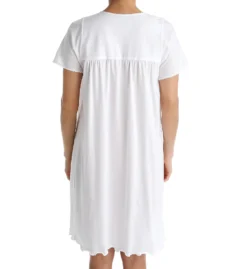 P-Jamas Heirlooms Short Sleeve Gown Nina -Freya Fashion Shop p jamas pj001 nina bs