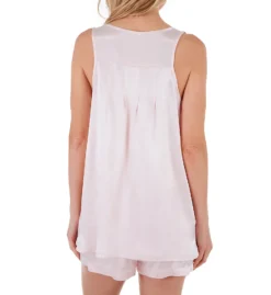 PJ Harlow Mikel Satin Boxer With Laura Satin Tank Set PW039 -Freya Fashion Shop pj harlow pjha01 pw039 bs