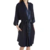 PJ Harlow Knit Robe With Pockets And Satin Trim Shala -Freya Fashion Shop pj harlow pjha01 shala gs